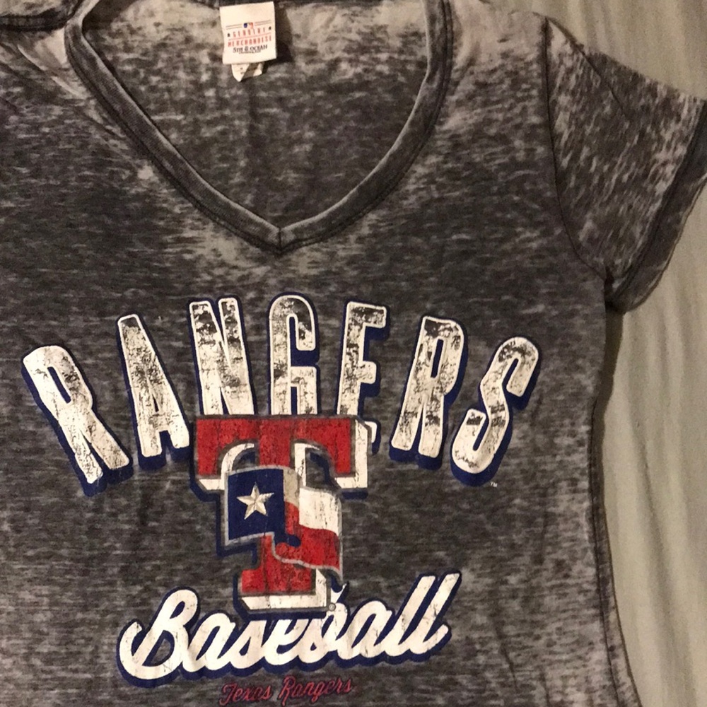 Majestic Texas Rangers Baseball Tee